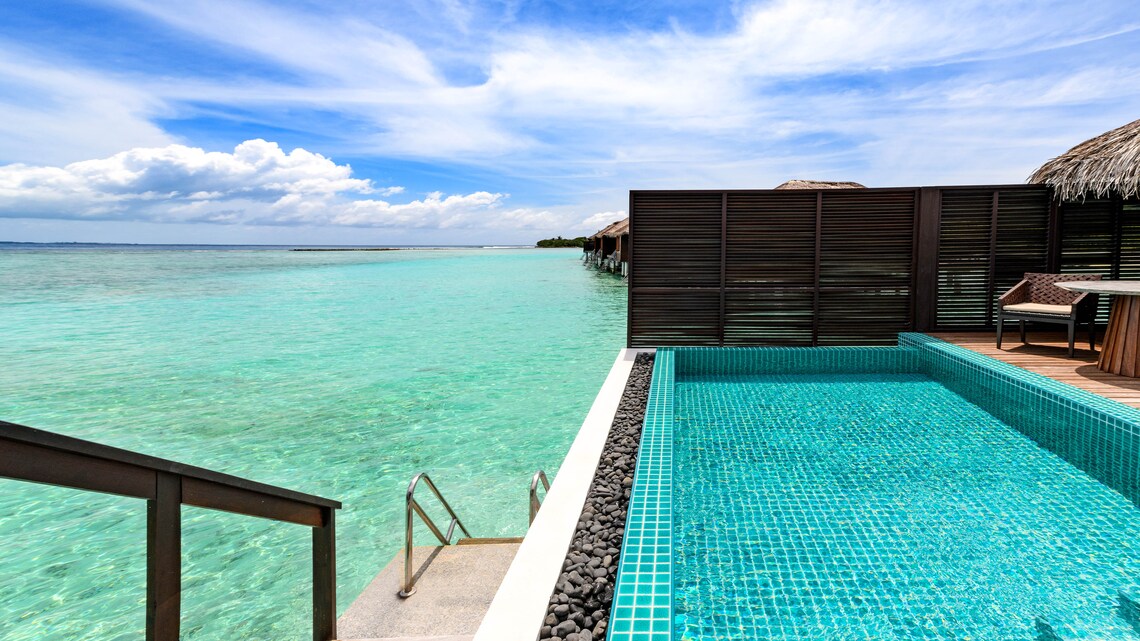 Water Villa with Pool at Sheraton Maldives Full Moon Resort & Spa thumbnail 2